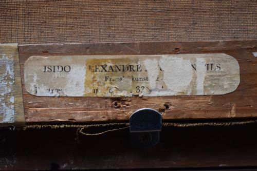 ATTRIBUTED TO ISIDORE PILS 18131875 PROVENANCE TO 1951 OIL PAINTING - ADDITIONAL PHOTO 7