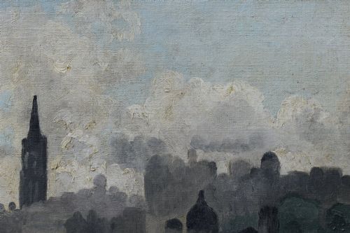 JANE SIMONE BUSSY 19061960 BLOOMSBURY GROUP ASSOCIATIONS OIL PAINTING - ADDITIONAL PHOTO 3