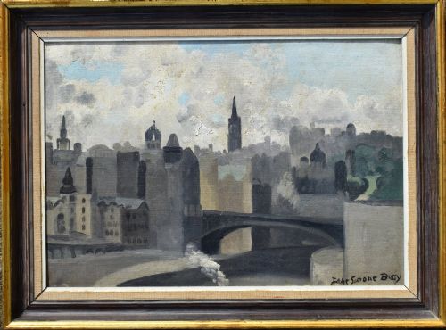 JANE SIMONE BUSSY 19061960 BLOOMSBURY GROUP ASSOCIATIONS OIL PAINTING - ADDITIONAL PHOTO 9