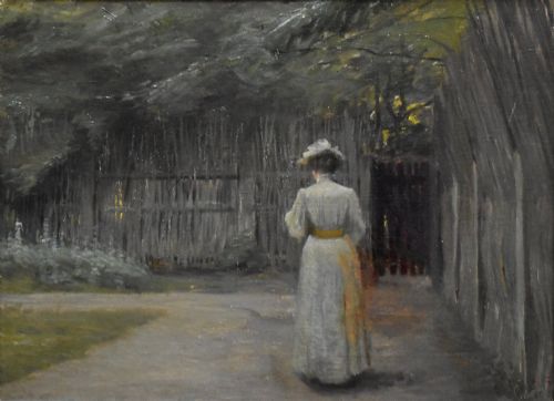 DANISH SCHOOL 19TH CENTURY OIL PAINTING - ADDITIONAL PHOTO 1