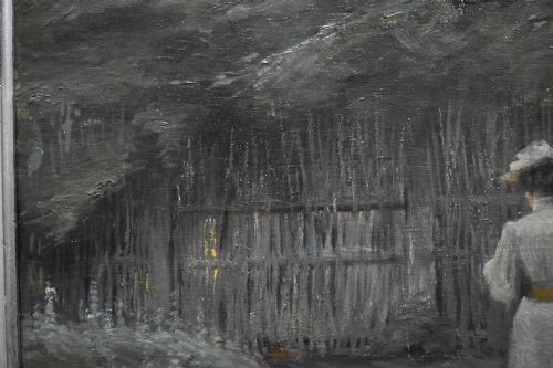 DANISH SCHOOL 19TH CENTURY OIL PAINTING - ADDITIONAL PHOTO 3