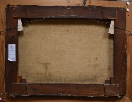 DANISH SCHOOL 19TH CENTURY OIL PAINTING - ADDITIONAL PHOTO 6