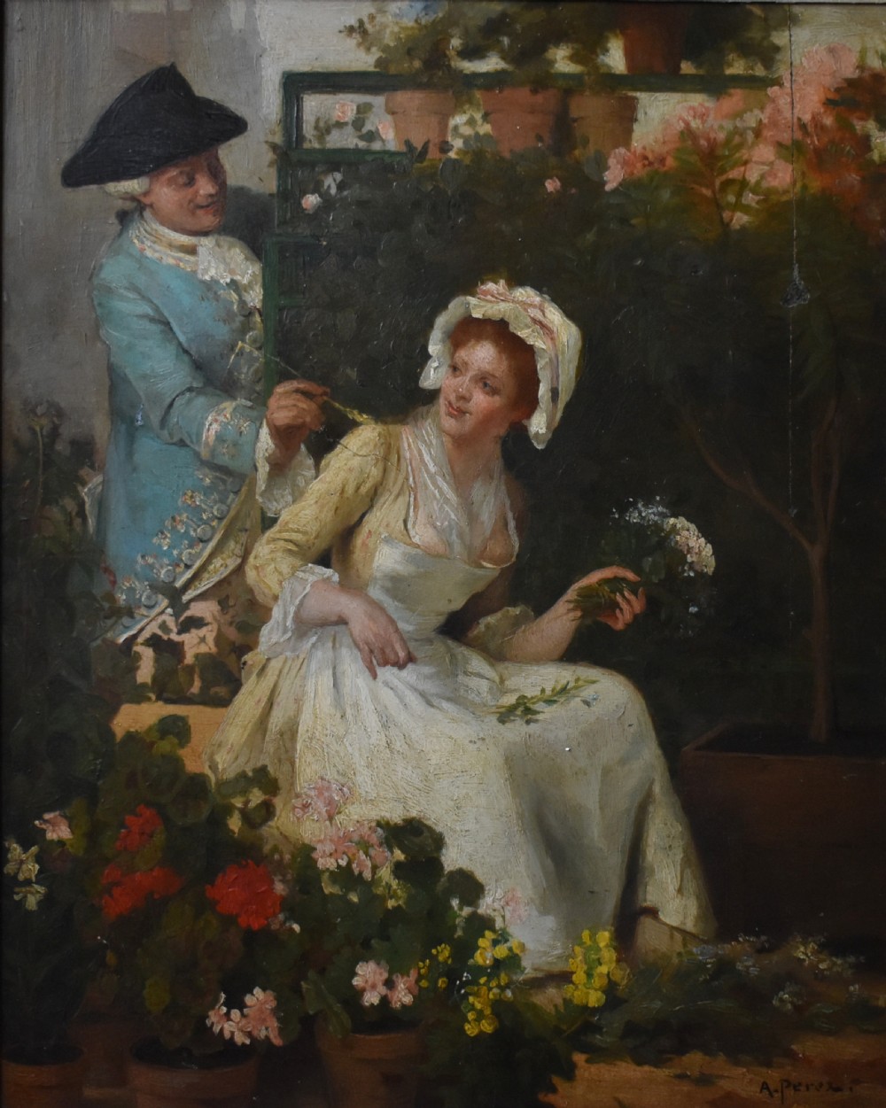Circle of Carlos ALONSO-PÉREZ (1882-1949) Oil Painting View II