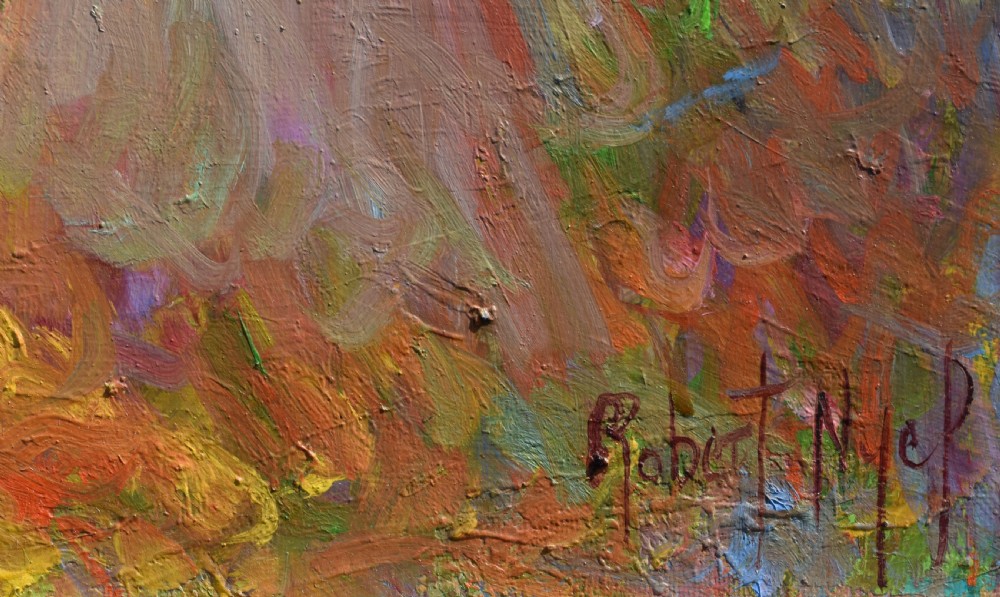 Robert NYEL (1930-2016) French Symbolist Oil Painting View VI