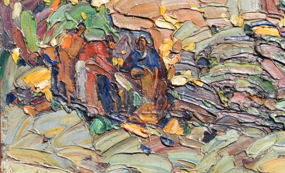 Louis PASTOUR (1876-1948)  Art Deco 1928 French Post Impressionist Oil Painting View III