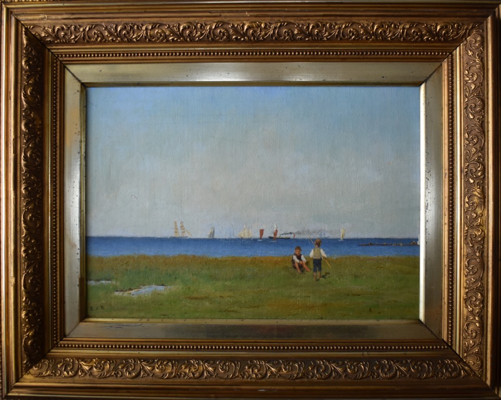 Rasmus Carl Rasmussen (1847-1923) Skagen Colony Oil Painting