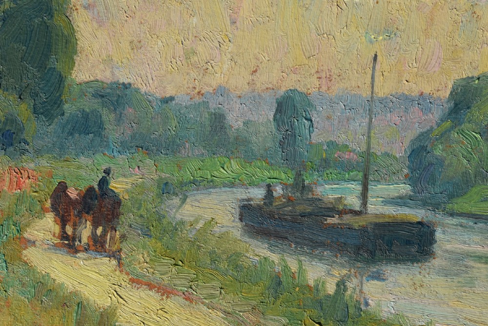 Maurice GRÜN (1869-1947) French Impressionist period Oil Painting View II