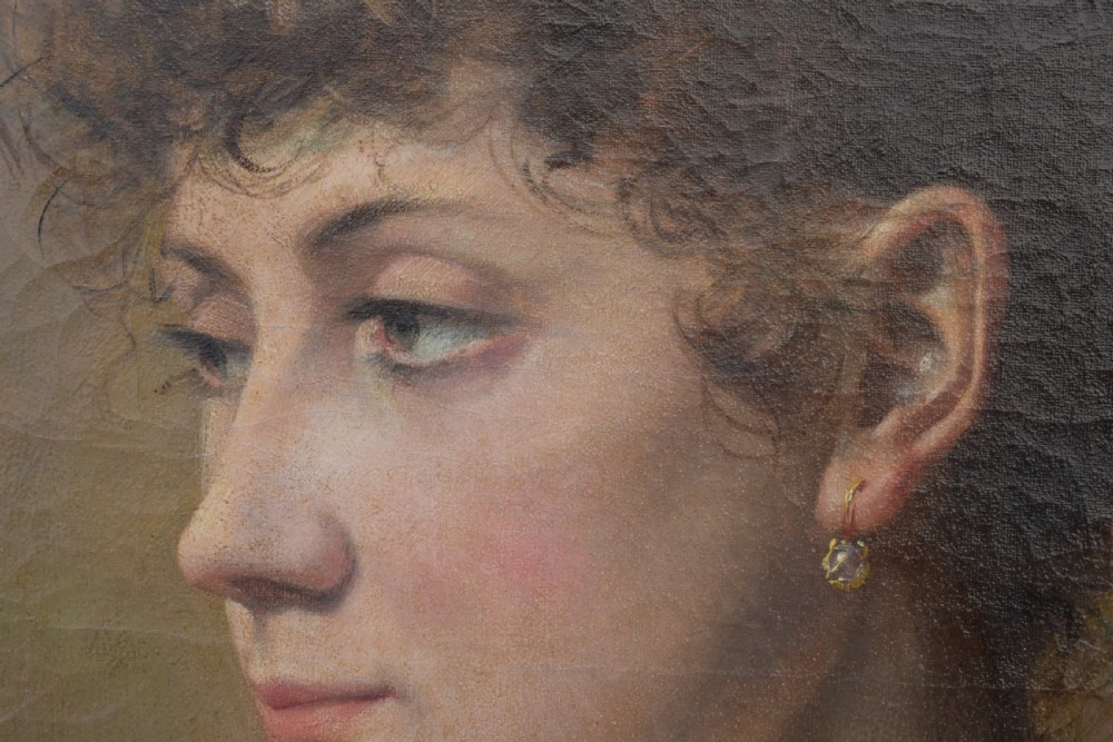 Charles Joseph VAN LANDUYT (1854-1934) Portrait of Malvina 1882 View V