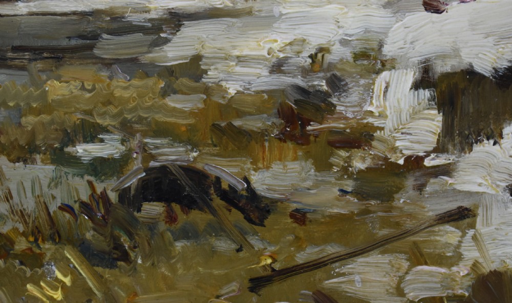 Pierre Emmanuel Damoye (1847–1916) French Barbizon School Oil Painting View VII