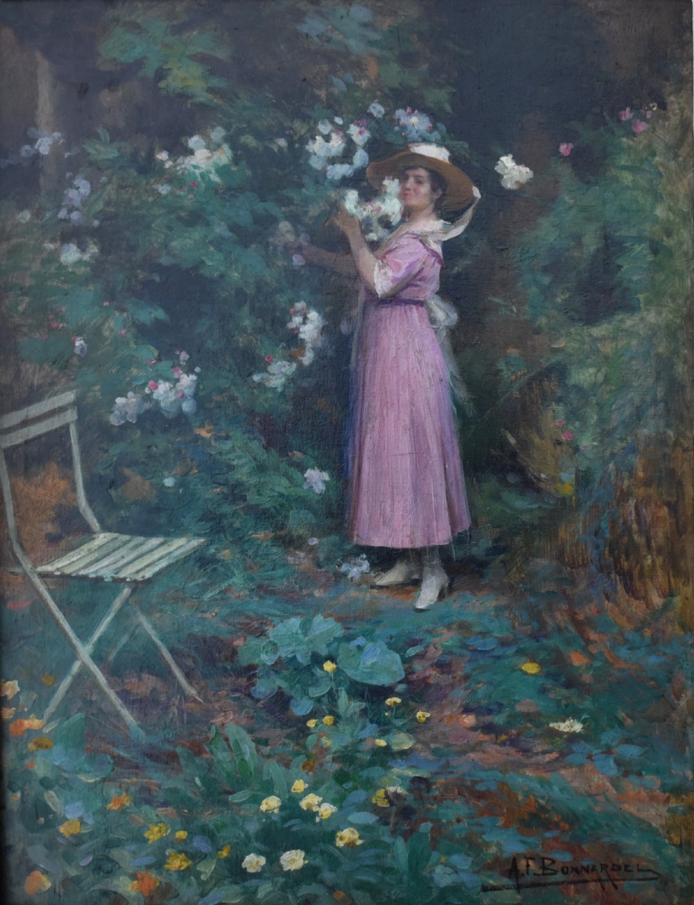 Alexandre-François BONNARDEL (1867-1942) French School Belle Epoque Period Oil Painting c1900