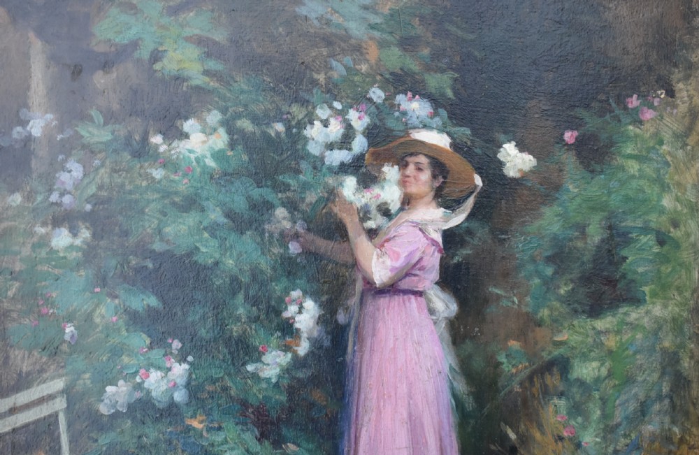 Alexandre-François BONNARDEL (1867-1942) French School Belle Epoque Period Oil Painting c1900 View II