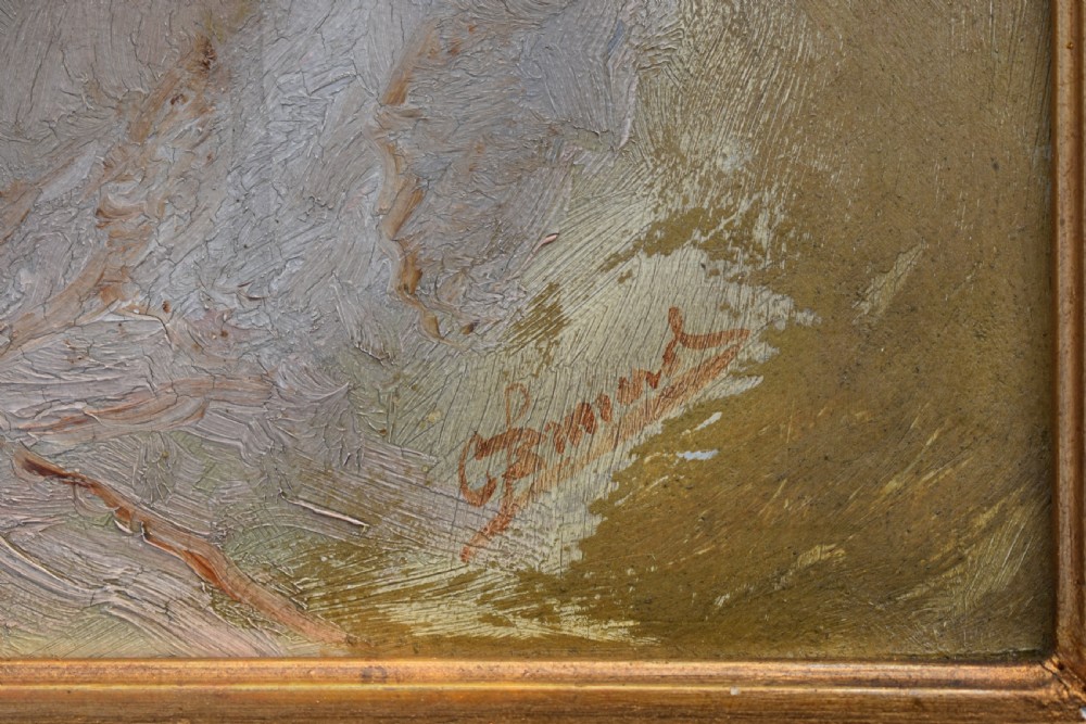 19th Century French School Signed Dated 1899 Oil Painting View IV