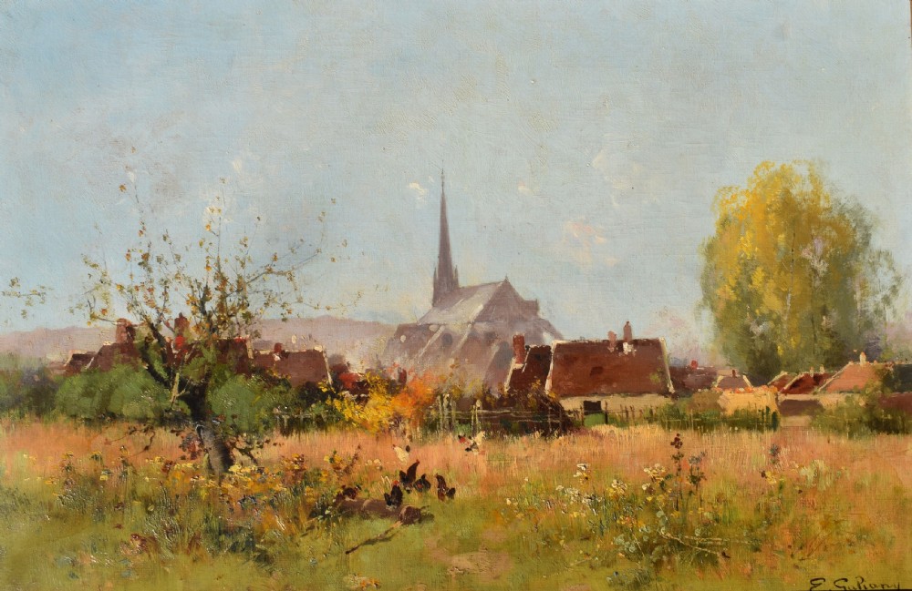 Eugène Galiany aka Eugène GALIEN-LALOUE (1854-1941) Oil Painting View II