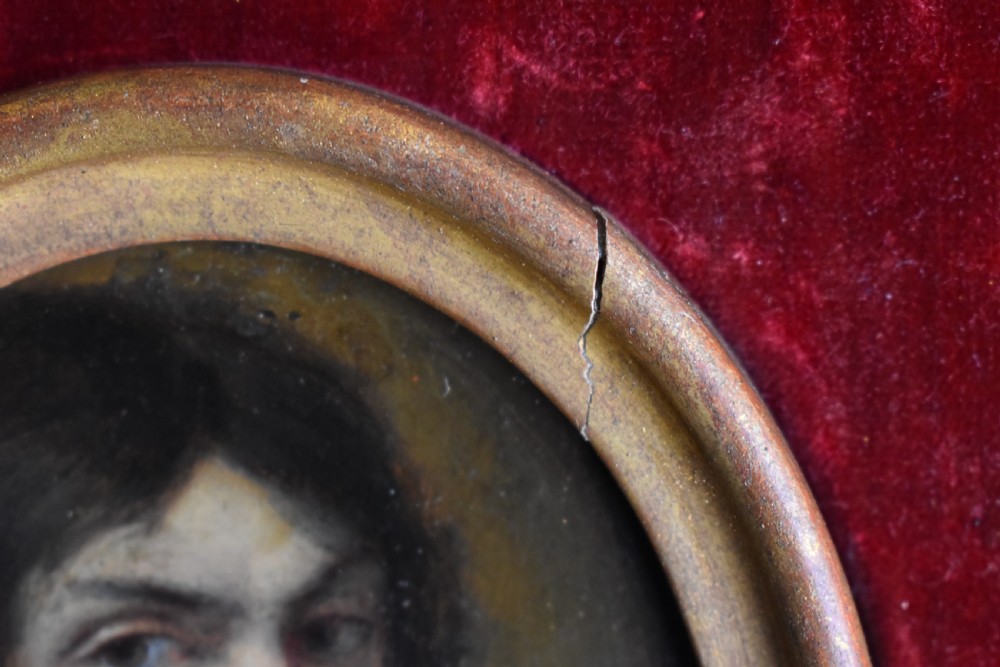 Circle of David des Granges (1611–1672), Oil on Copper Portrait Miniature, Dated 1660 View VI