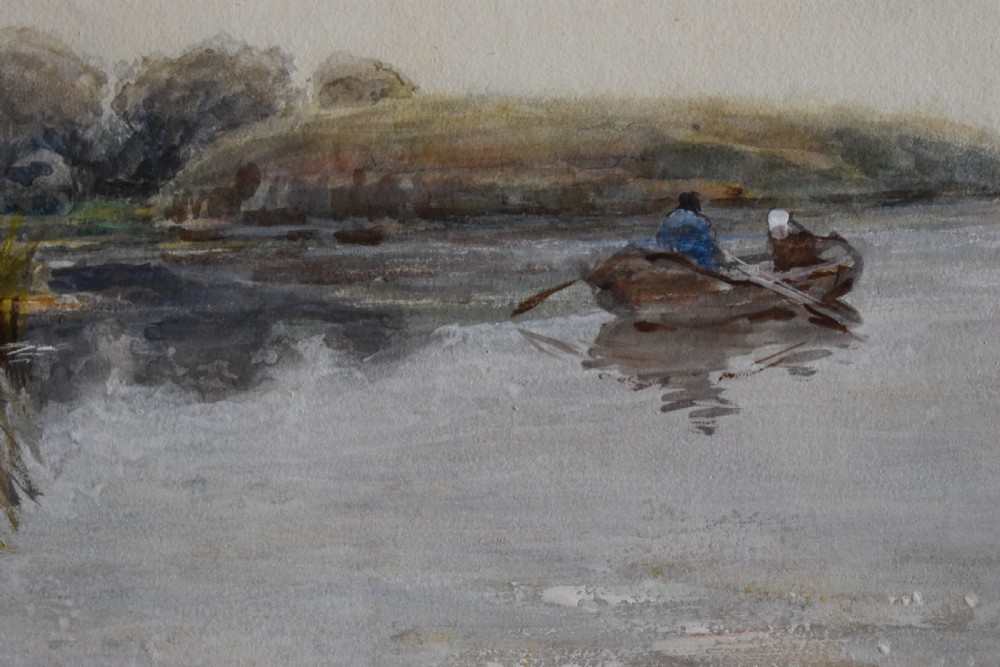 Hans HERRMANN (1858-1942) Watercolour Painting c1900 Dutch School View IX