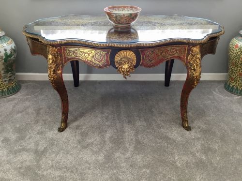 Napoleon Lll Centre Table After A.c.boulle Circa 1880 - Sold
