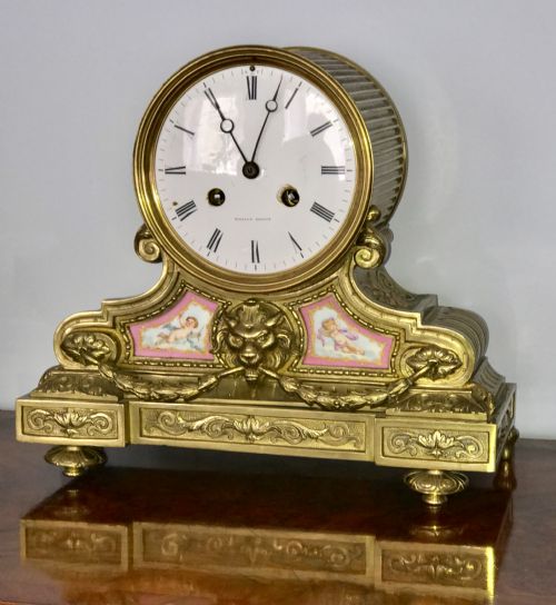 Achille  Brocot 8 Day Striking Mantle Clock Circa 1860