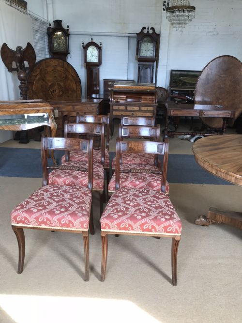 A Set of Six Regency Dining Chairs