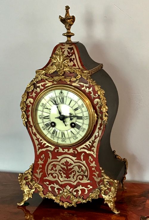 A Victorian Eight Day Striking Mantle Clock