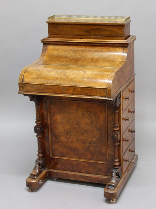 Victorian Piano Top Davenport Circa 1875