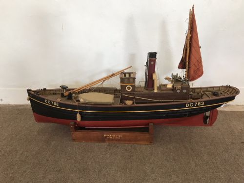 Finely Detailed Model of a Steamboat Drifter