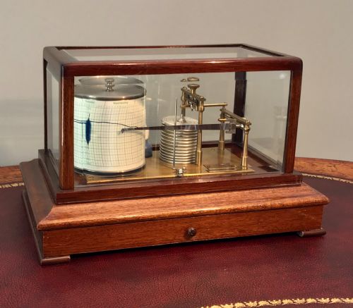 Fine Original Condition 12 Drum Atmosphere Barograph