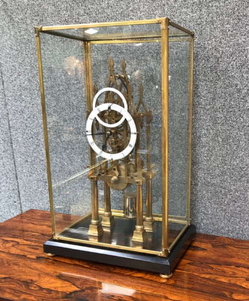 Gothic Fusee Skeleton Clock