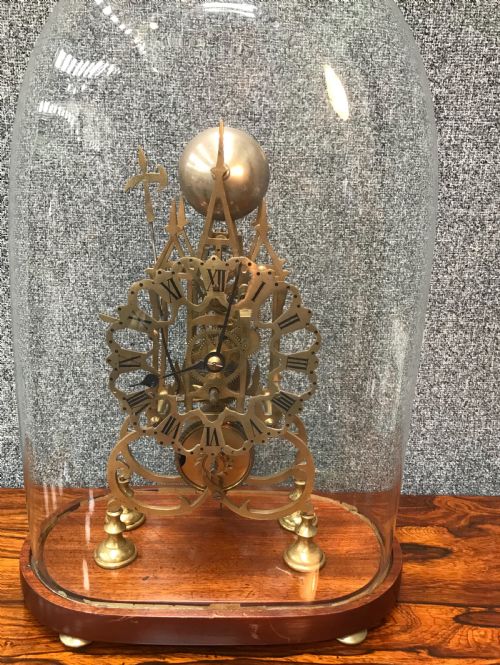 Victorian Eight Day Striking Skeleton Clock