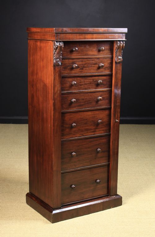 19th Century Secretaire Wellington Chest 1875