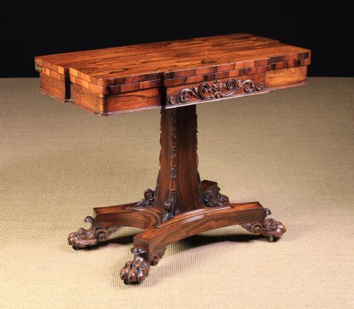 Very Unusual Card Table Irish by Repute.