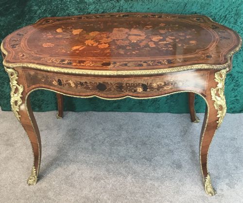 Exhibition Quality Marquetry Table Circa 1875