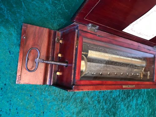 RARE NICOLE FRERES KEY WOUNDMUSIC BOX MUSICAL BOX - ADDITIONAL PHOTO 1