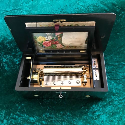 Victorian Cylinder Music Box Circa 1875