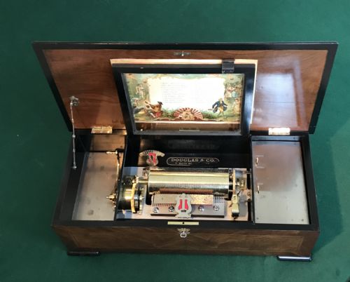 Fine Victorian Swiss Musical Music Box Playing 20 Popular Tunes