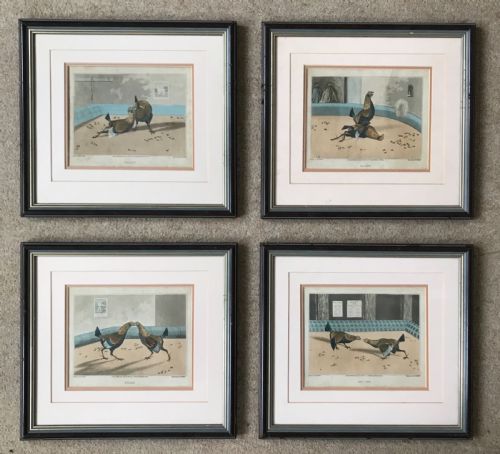 Hy Alken Cockfighting,prints, Sporting Prints, Circa 1840