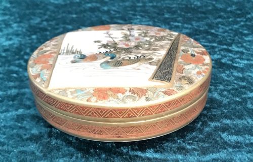 Meiji Period Box and Cover in Perfect Condition