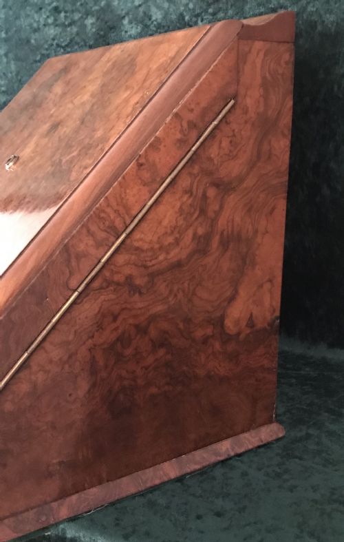 ASPREY STATIONERY WRITING BOX WALNUT DESK CABINET CIRCA 1890 - ADDITIONAL PHOTO 4