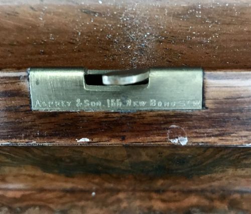 ASPREY STATIONERY WRITING BOX WALNUT DESK CABINET CIRCA 1890 - ADDITIONAL PHOTO 8