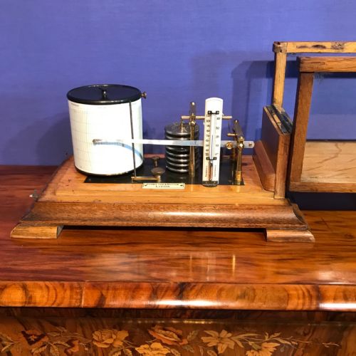 DOBBIE SON AND HUTTON LONDON BAROGRAPH BAROMETER - ADDITIONAL PHOTO 4