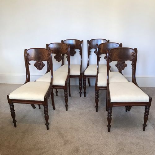 A Set of Six Chairs of Baltic Origin Possibly Russian