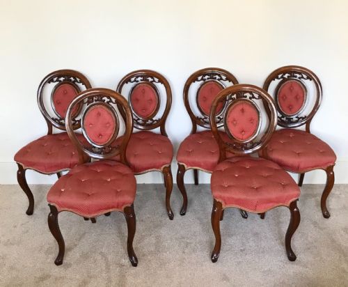 VICTORIAN 8 PIECE SUITE BUTTON BACK CIRCA 1875 - ADDITIONAL PHOTO 10