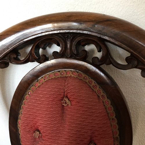VICTORIAN 8 PIECE SUITE BUTTON BACK CIRCA 1875 - ADDITIONAL PHOTO 11