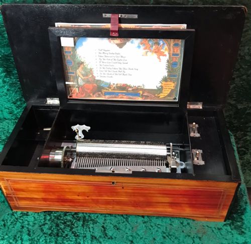 A GOOD QUALITY VICTORIAN MUSIC BOX CIRCA 1875 - ADDITIONAL PHOTO 5