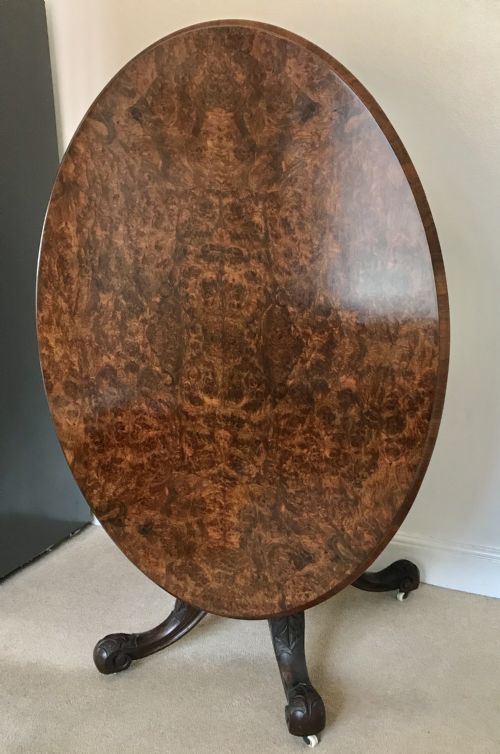 FINE VICTORIAN PEDESTAL TABLE - ADDITIONAL PHOTO 1