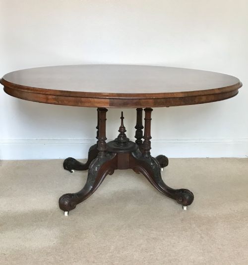 FINE VICTORIAN PEDESTAL TABLE - ADDITIONAL PHOTO 3