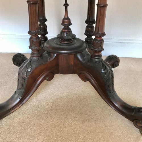 FINE VICTORIAN PEDESTAL TABLE - ADDITIONAL PHOTO 6