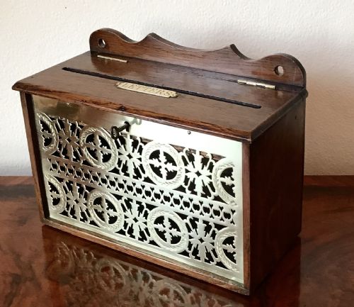 Edwardian Country House Letterbox Circa 1900