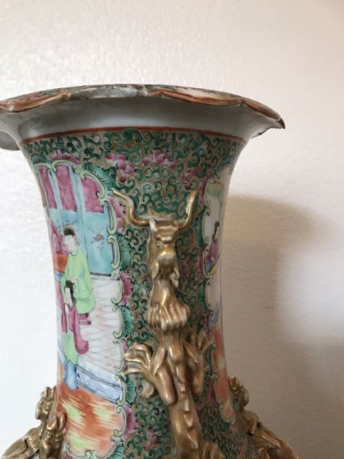 CANTON VASES CIRCA 1880 - ADDITIONAL PHOTO 3