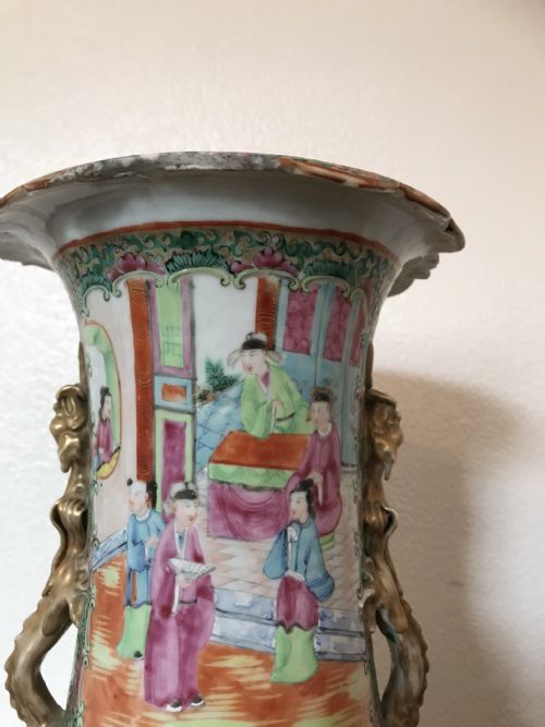 CANTON VASES CIRCA 1880 - ADDITIONAL PHOTO 4