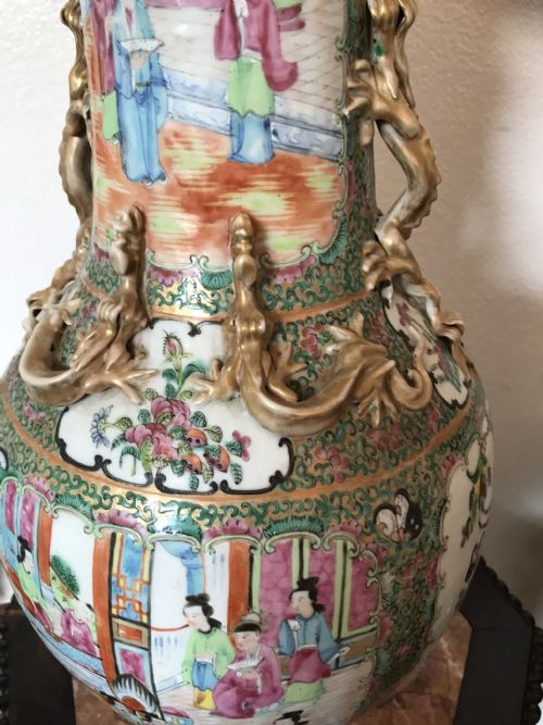 CANTON VASES CIRCA 1880 - ADDITIONAL PHOTO 5